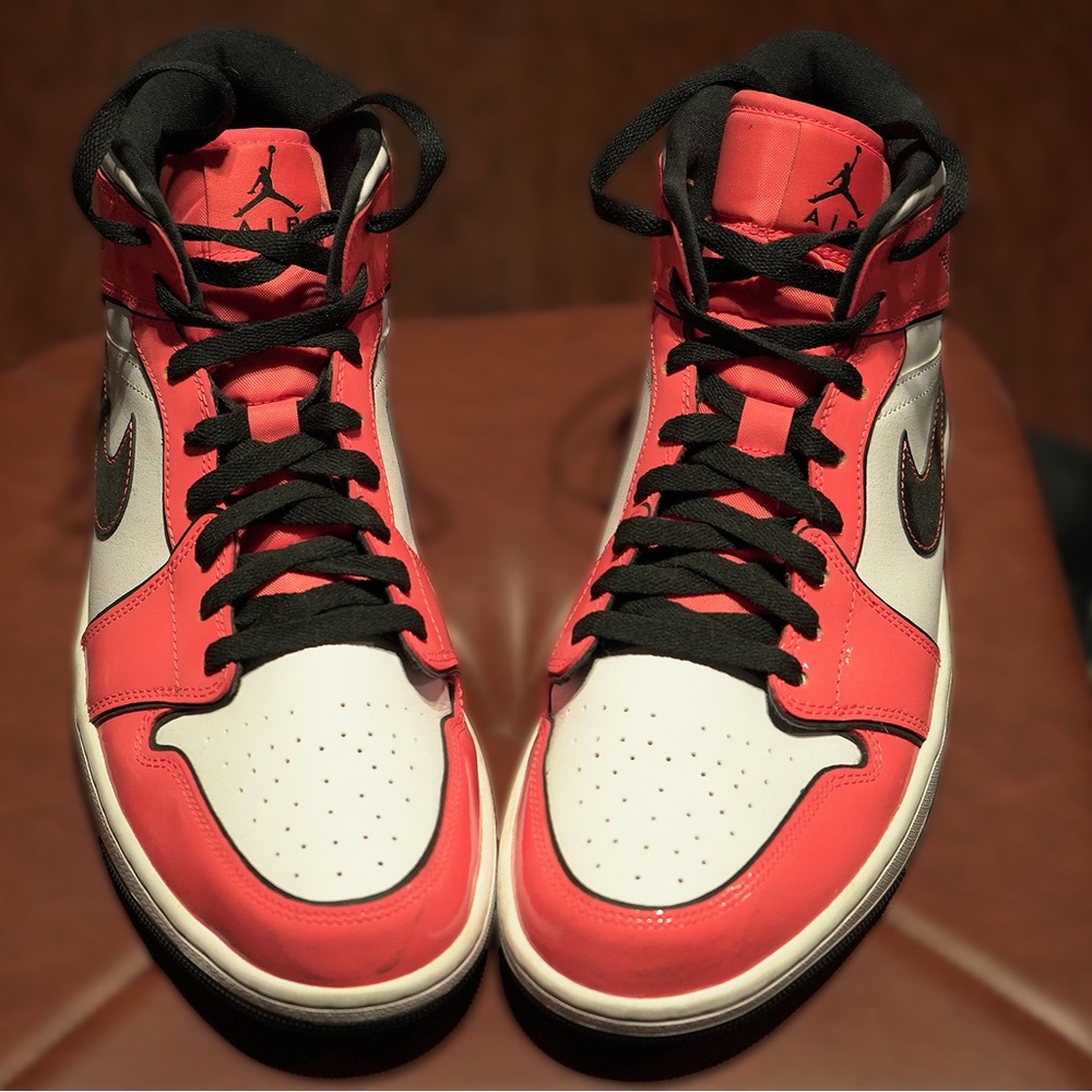 Authentic Orange Air Jordans